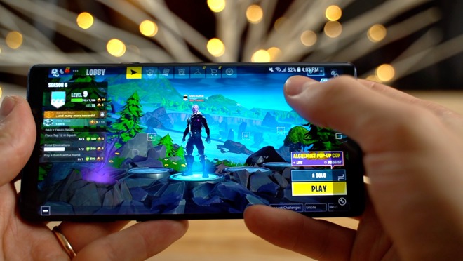 The Samsung Galaxy Note 9 after 45 minutes of Fortnite gameplay