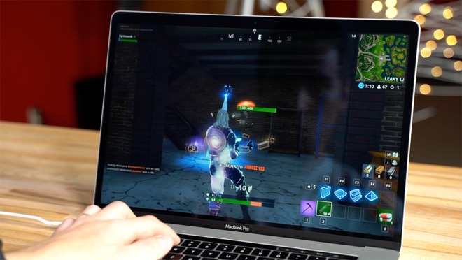 fortnite played on a macbook pro equipped with a vega 20 gpu - how to run fortnite on a macbook air