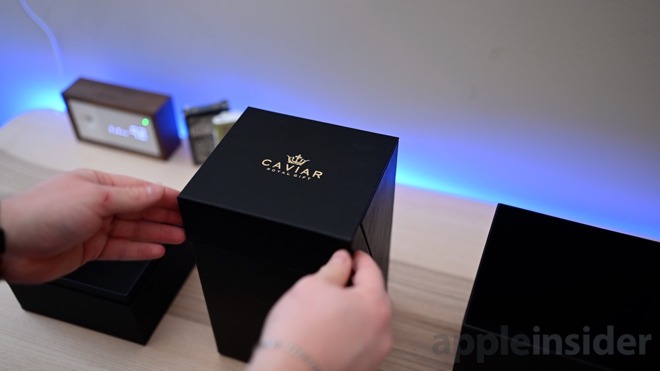 Caviar Tesla iPhone X box