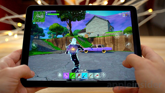 Watch Apple S Ipad Pro Chew Through Fortnite At 60fps - fortnite!    ipad pro