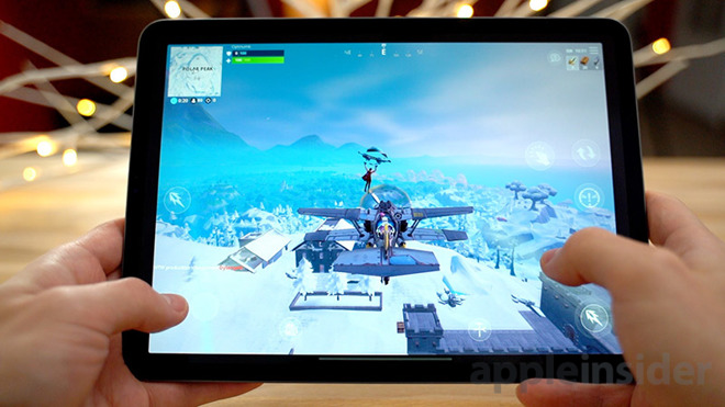 Watch Apple's iPad Pro chew through Fortnite at 60fps
