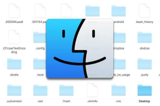 quick way to show hidden files in mac