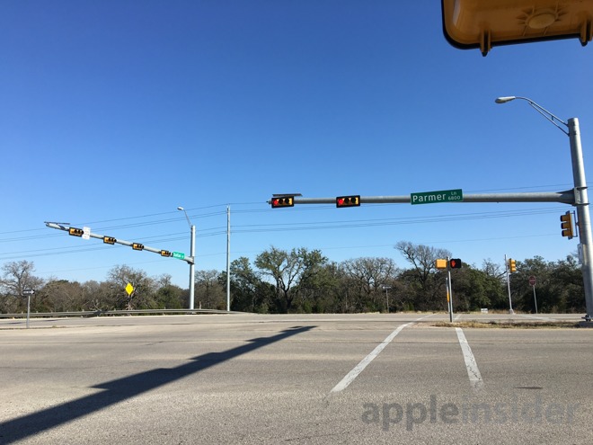 The Dallas/Parmer intersection. The main entrance will actually be slightly further east on Parmer.