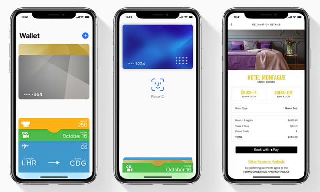 Apple Pay on iPhone X