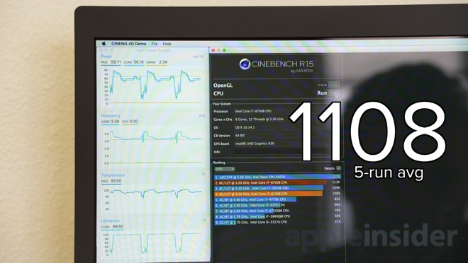 Benchmarking the Kryonaut paste directly after application