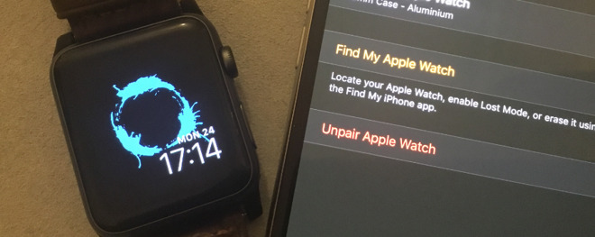 Unpairing your old Apple Watch