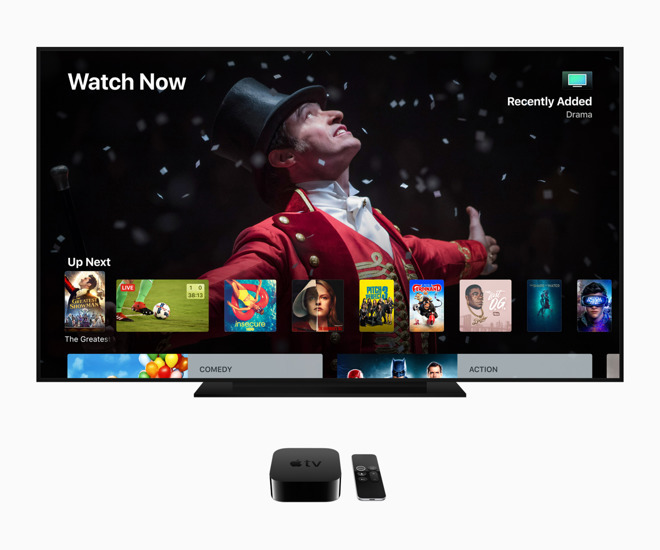 Apple promoting the addition of Dolby Atmos audio to Apple TV