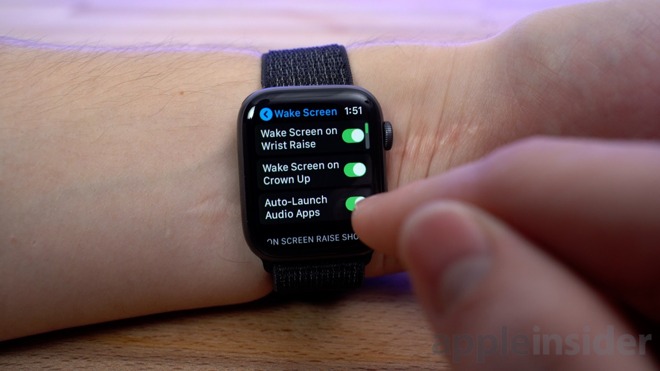 Apple Watch Wake settings