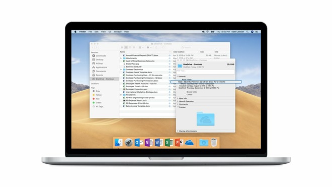 OneDrive's Files On-Demand on a MacBook Pro