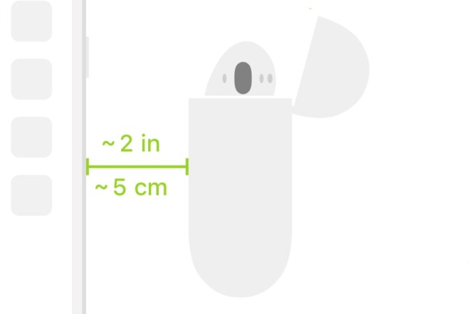 Excerpt from Apple's own AirPod setup guide