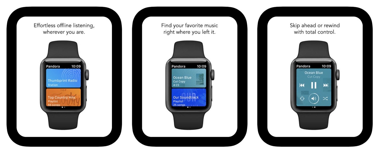 How to get pandora on hot sale apple watch