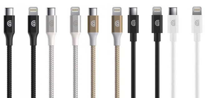 USB-C to Lightning cables