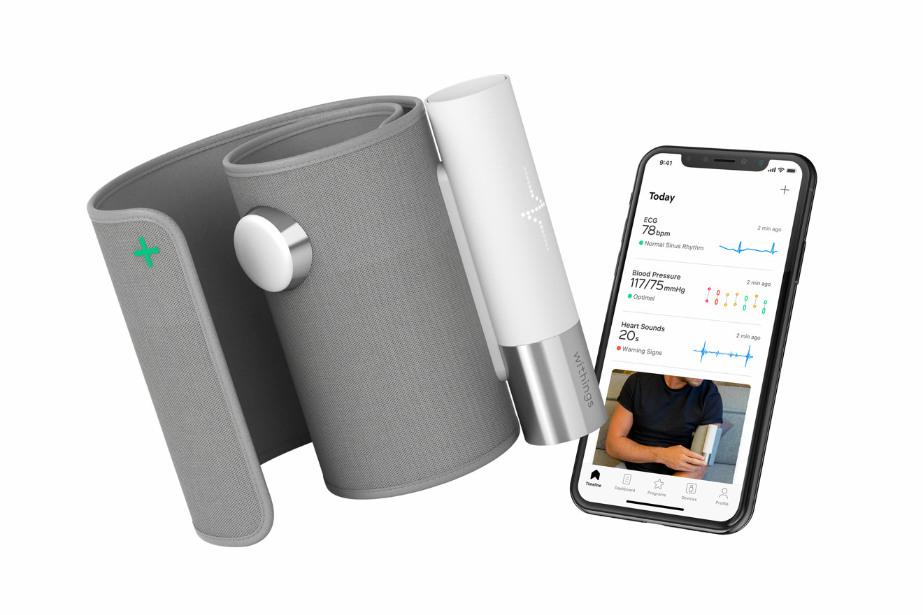 iPhone users can get ECG readings from the Withings BPM Core cardiovascular  monitor, Move fitness trackers