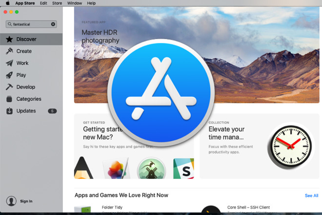 google app store for mac book pro