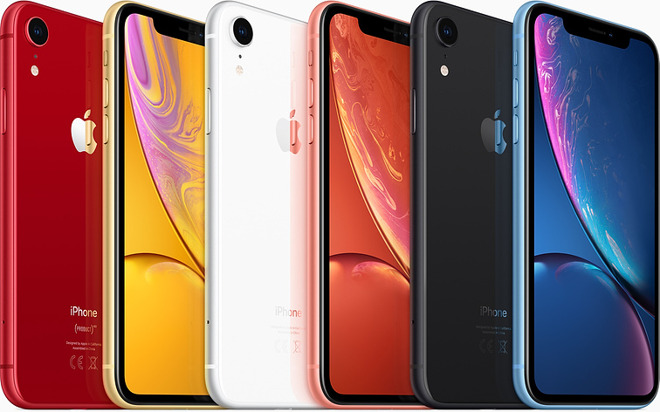 iPhone XR colors