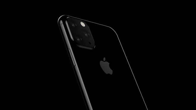 A render of what a triple-lens iPhone could look like