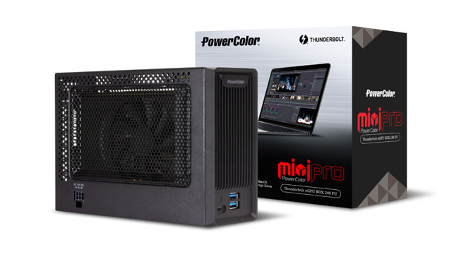 PowerColor Mini Pro  Thunderbolt 3 eGFX Box 240FU