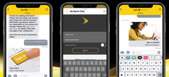 Sprint Apple Business Chat