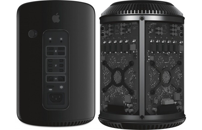 Apple's cylindrical Mac Pro from 2013.
