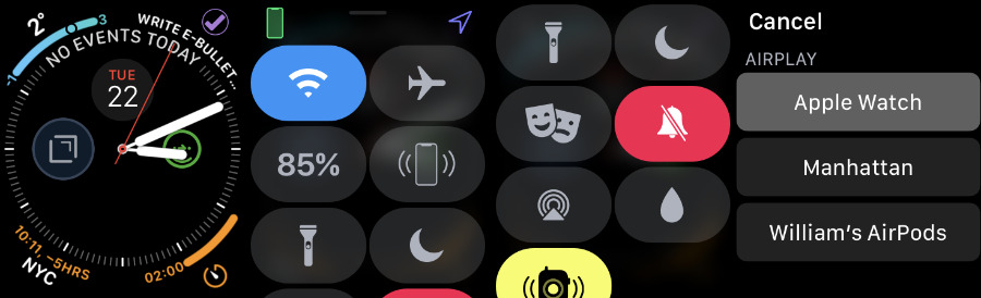 Can you play music store on apple watch speaker