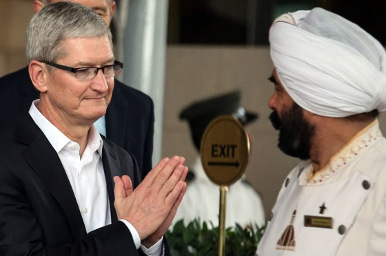 Tim Cook visiting India