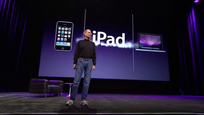 The first time we saw the word iPad
