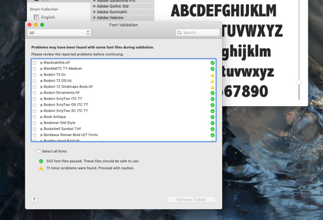 hebrew font for mac