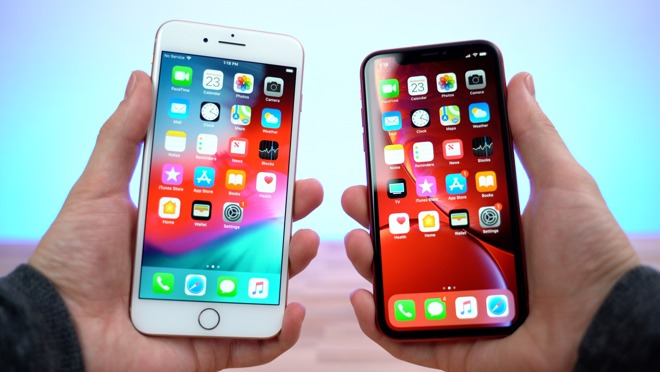 iphone xr compared to iphone 7 plus