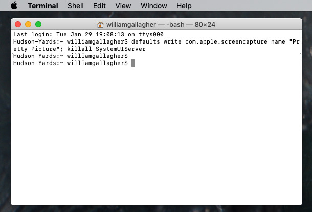 terminal code for mac webcam