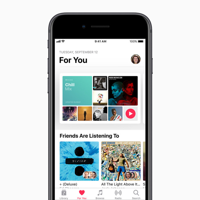 Apple Music on iOS 11