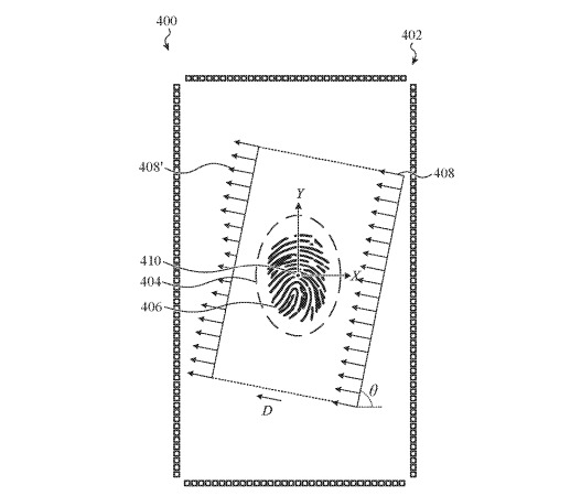 One version involves transducers surrounding the entire display area, potentially allowing for a more accurate scan by pinging from multiple sides. 