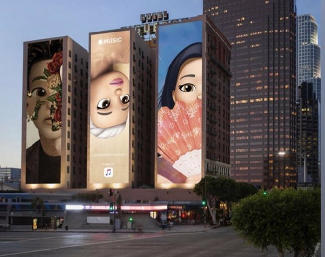 Hotel Figueroa Apple Music billboard