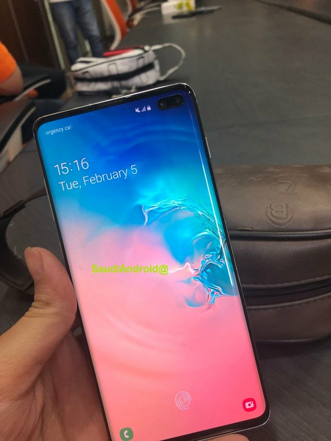 A supposed leak of the Galaxy S10+.