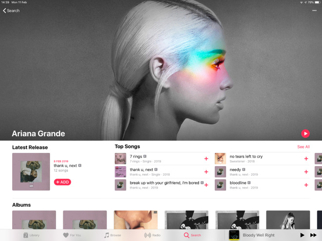 Ariana Grande Breaks Apple Music Records With Thank U Next