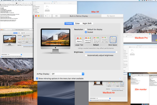 parallels desktop for mac external monitor screen split