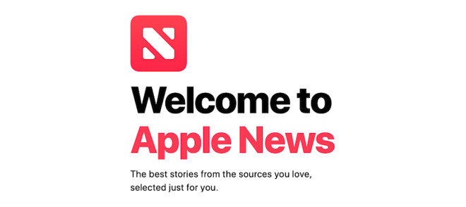 Apple's News app on Mac