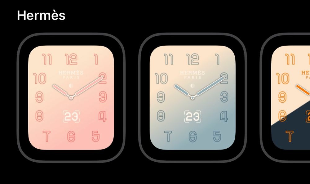 hermes watchfaces