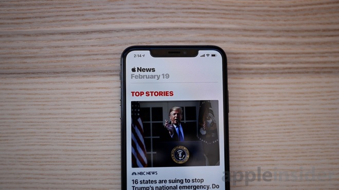 iOS 12.2 beta 3 News app