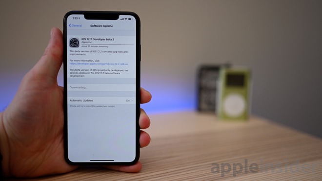 iOS 12.2 beta 3