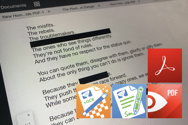 The Best Apps For Editing And Redacting Pdfs On Your Ipad Or Iphone Appleinsider