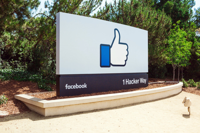 Facebook HQ's road sign
