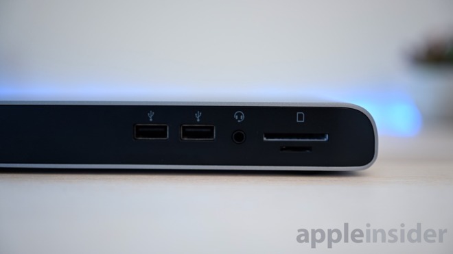 Elgato Thunderbolt 3 Pro Dock front-facing ports