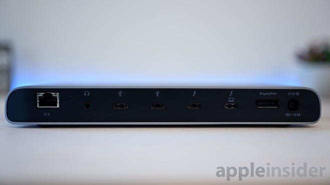 Elgato Thunderbolt 3 Pro Dock rear-facing ports