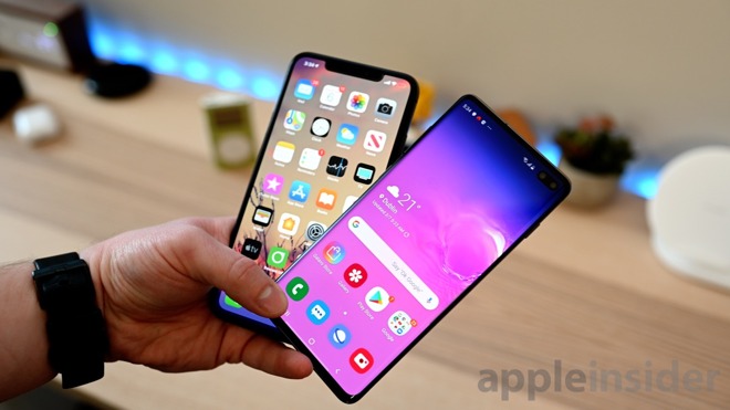 Samsung Galaxy S10+ and iPhone XS Max