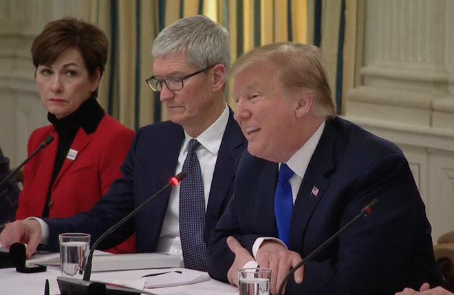 Trump calls Apple CEO Tim 'Tim at advisory | AppleInsider