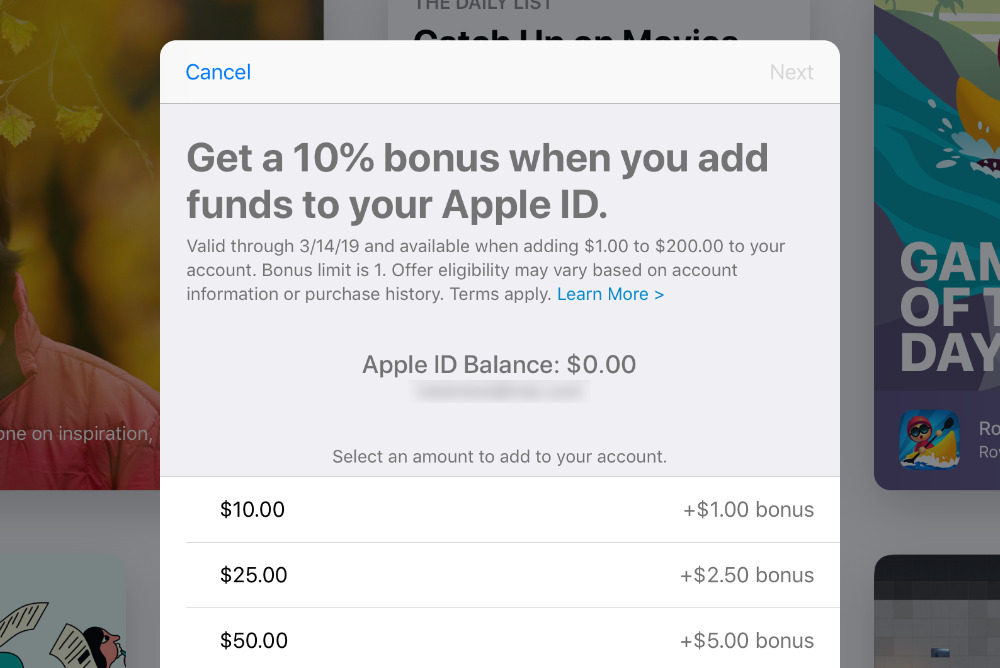 Apple gift card deals: Get a $10 bonus with this special promo