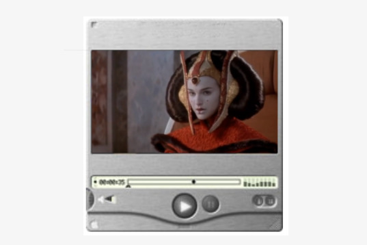Reconstruction of how we watched Star Wars: Episode I: The Phantom Menace back in 1999