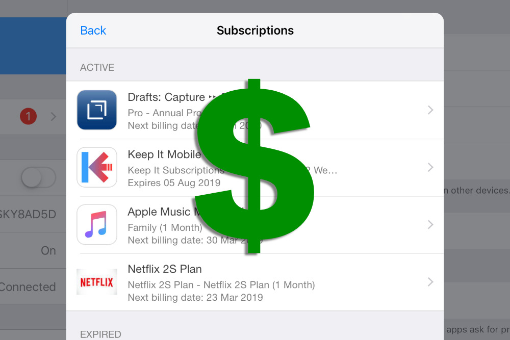 Expired on how to iphone subscriptions delete how to