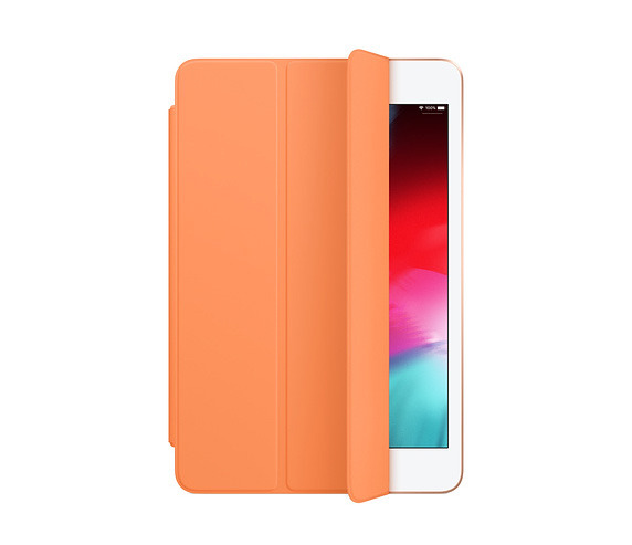 The 2019 iPad mini Smart Cover in papaya.