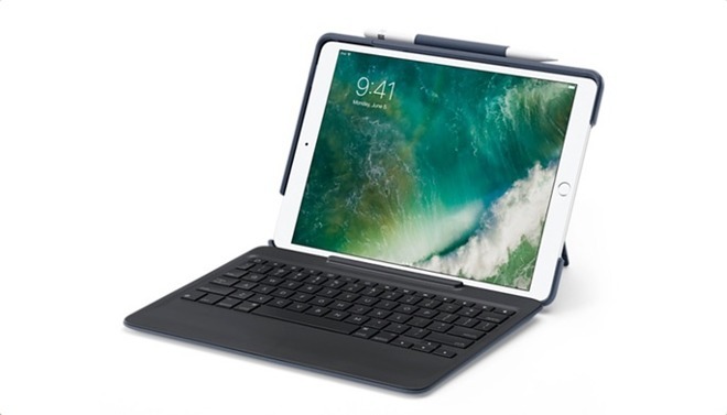 The Logitech Slim Combo case for the 10.5-inch iPad Pro